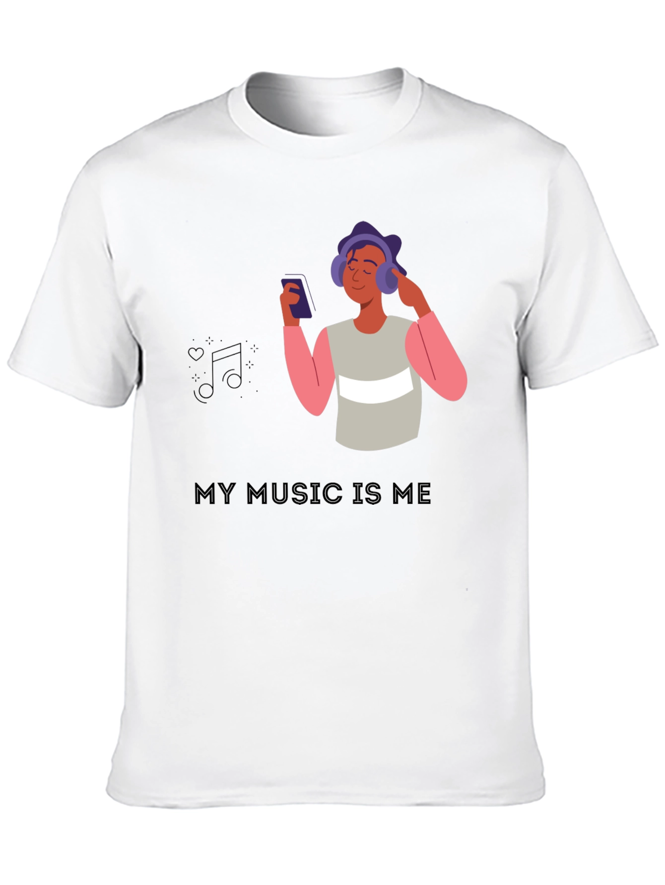 Camiseta Negra My Music Is Me