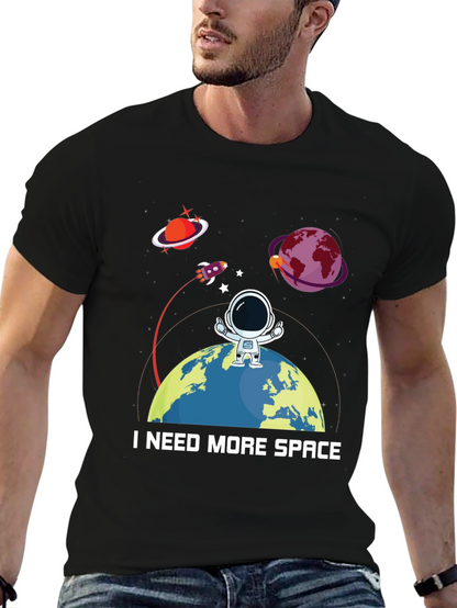 Camiseta Necesito Más Espacio - Diseño Espacial