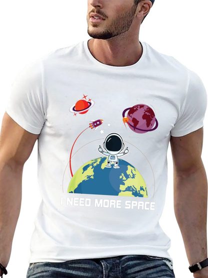 Camiseta Necesito Más Espacio - Diseño Espacial
