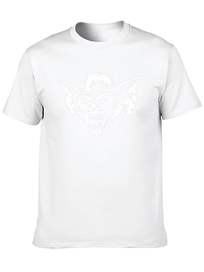 Camiseta Negra Hombre con Diseño Gremlin