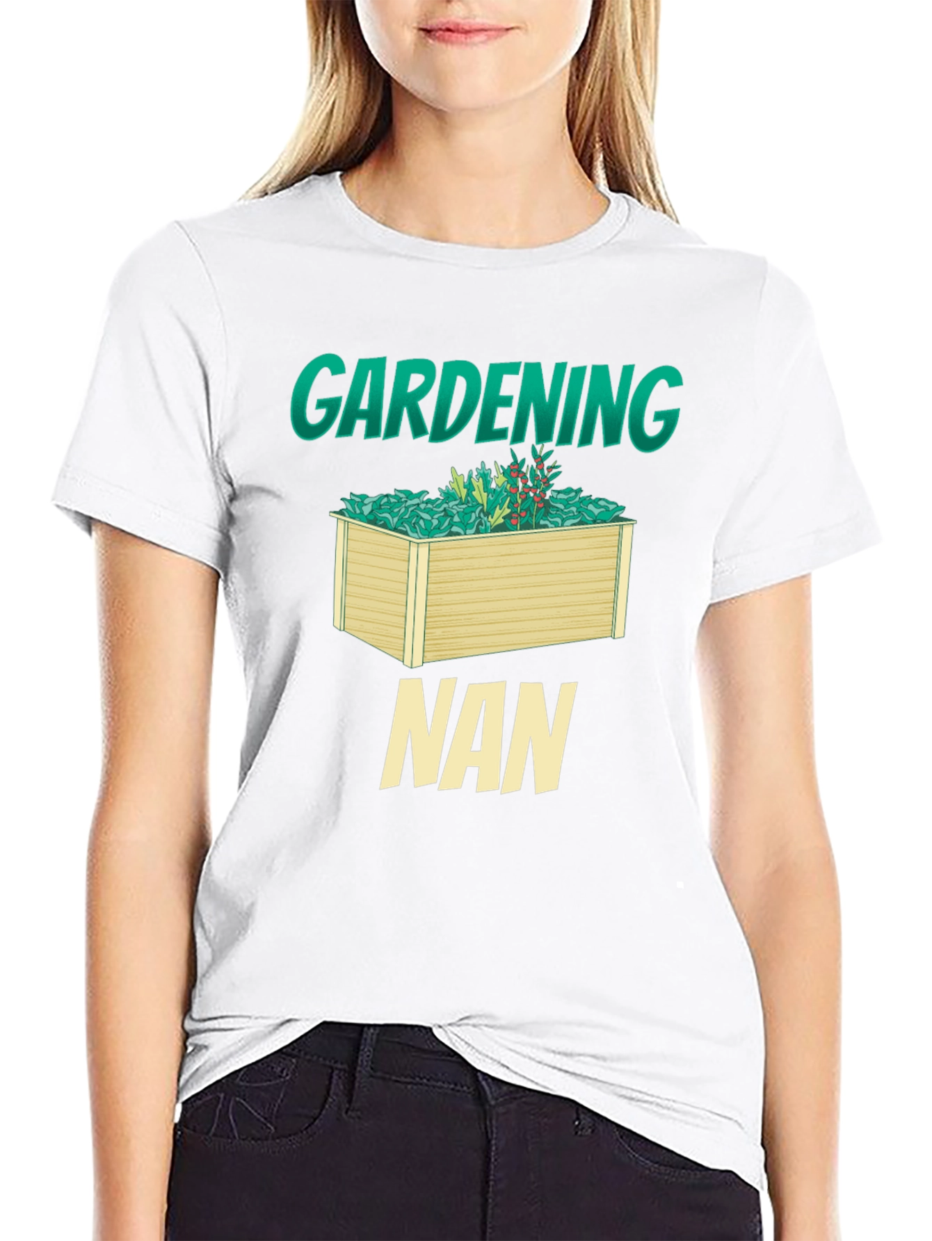 Camiseta Negra Jardinería Nan