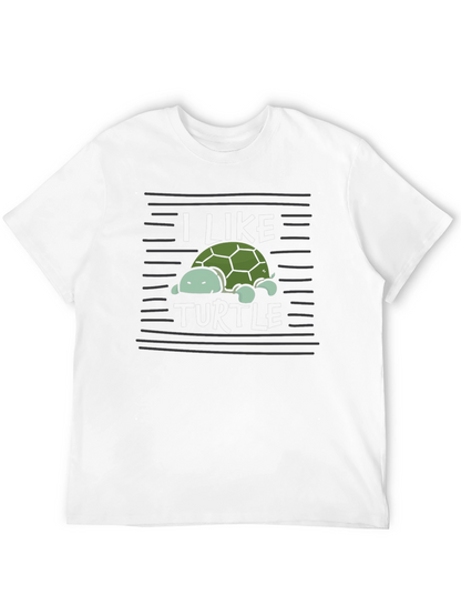 Camiseta Negra Me Gustan las Tortugas