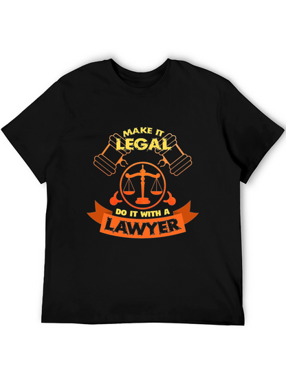 Camiseta Negra Abogado - Hazlo Legal
