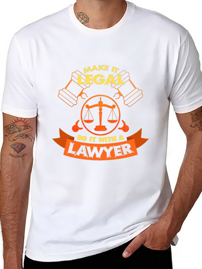 Camiseta Negra Abogado - Hazlo Legal