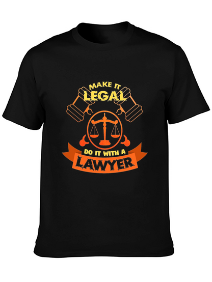 Camiseta Negra Abogado - Hazlo Legal