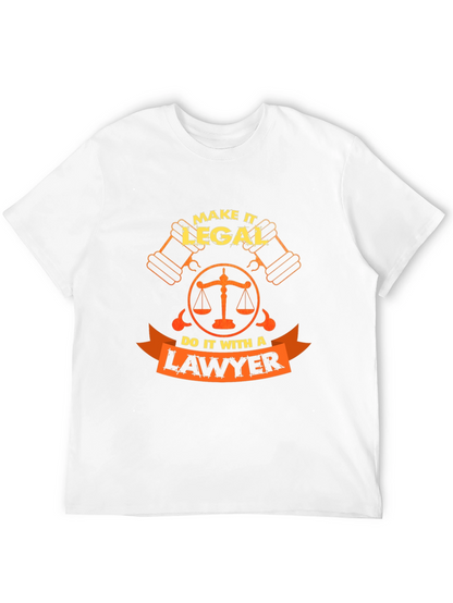 Camiseta Negra Abogado - Hazlo Legal
