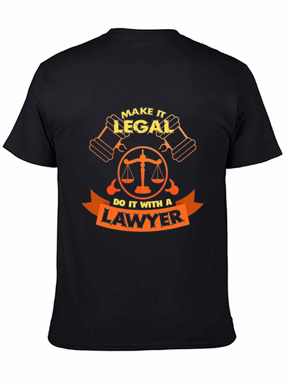 Camiseta Negra Abogado - Hazlo Legal