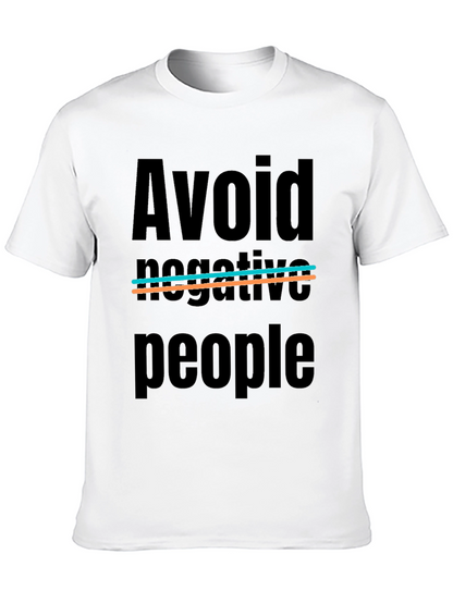 Camiseta Negra: Evita Gente Negativa