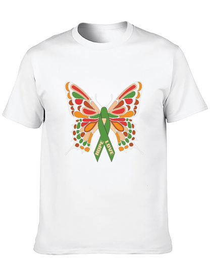 Camiseta Negra con Mariposa de Esperanza y Amor