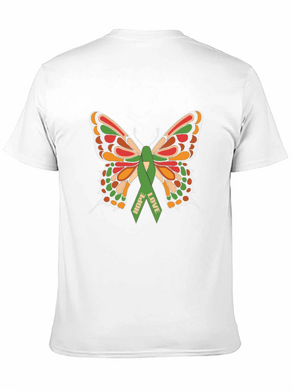 Camiseta Negra con Mariposa de Esperanza y Amor