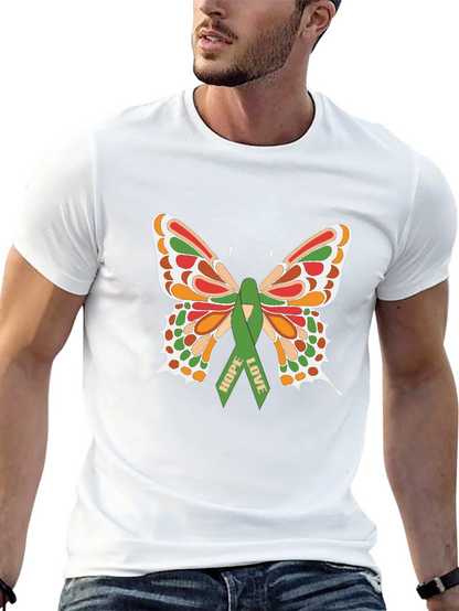 Camiseta Negra con Mariposa de Esperanza y Amor