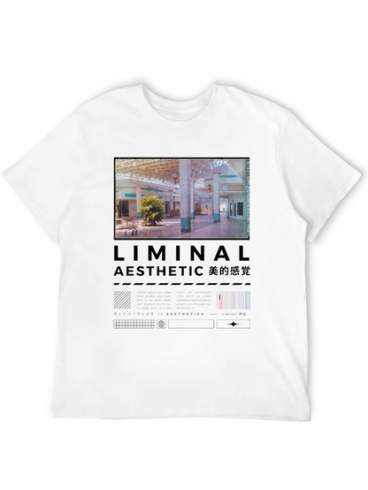Camiseta Negra Estética Liminal