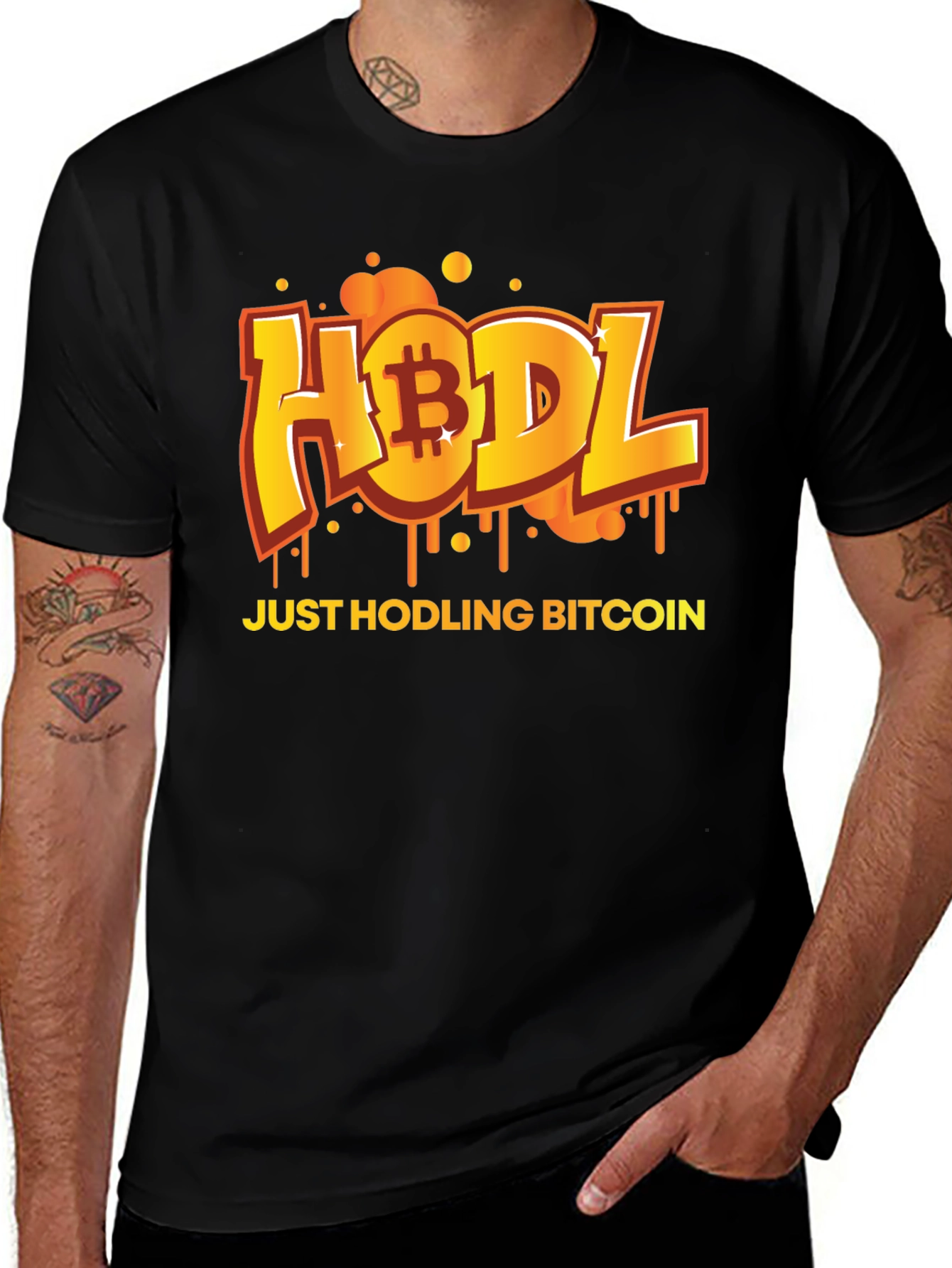 Camiseta Bitcoin HODL - Invierte y conserva!