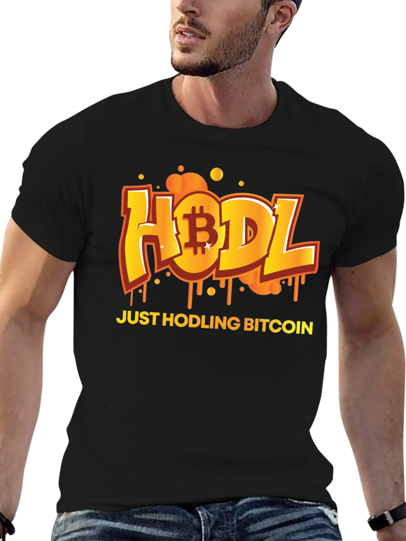 Camiseta Bitcoin HODL - Invierte y conserva!