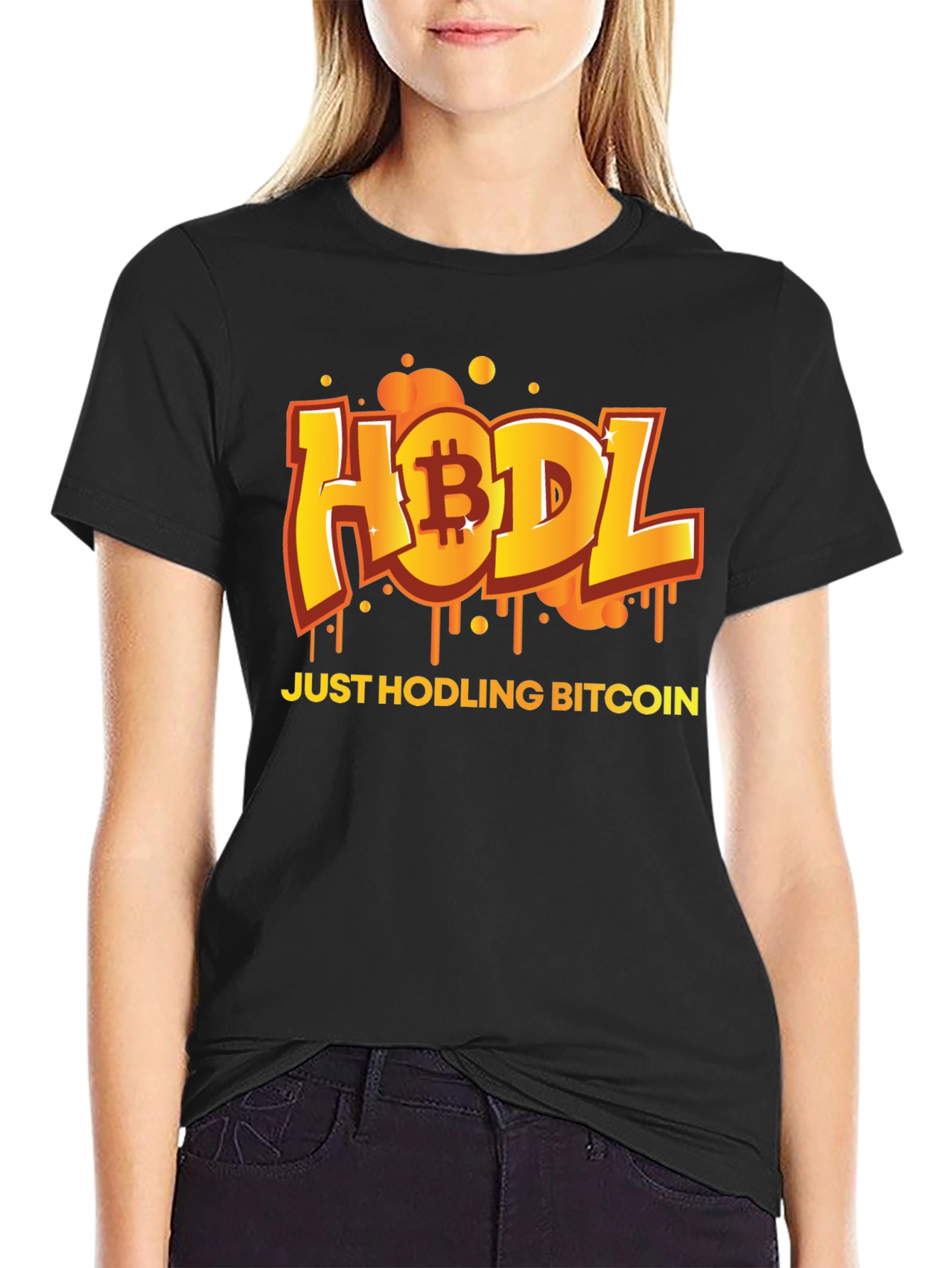 Camiseta Bitcoin HODL - Invierte y conserva!