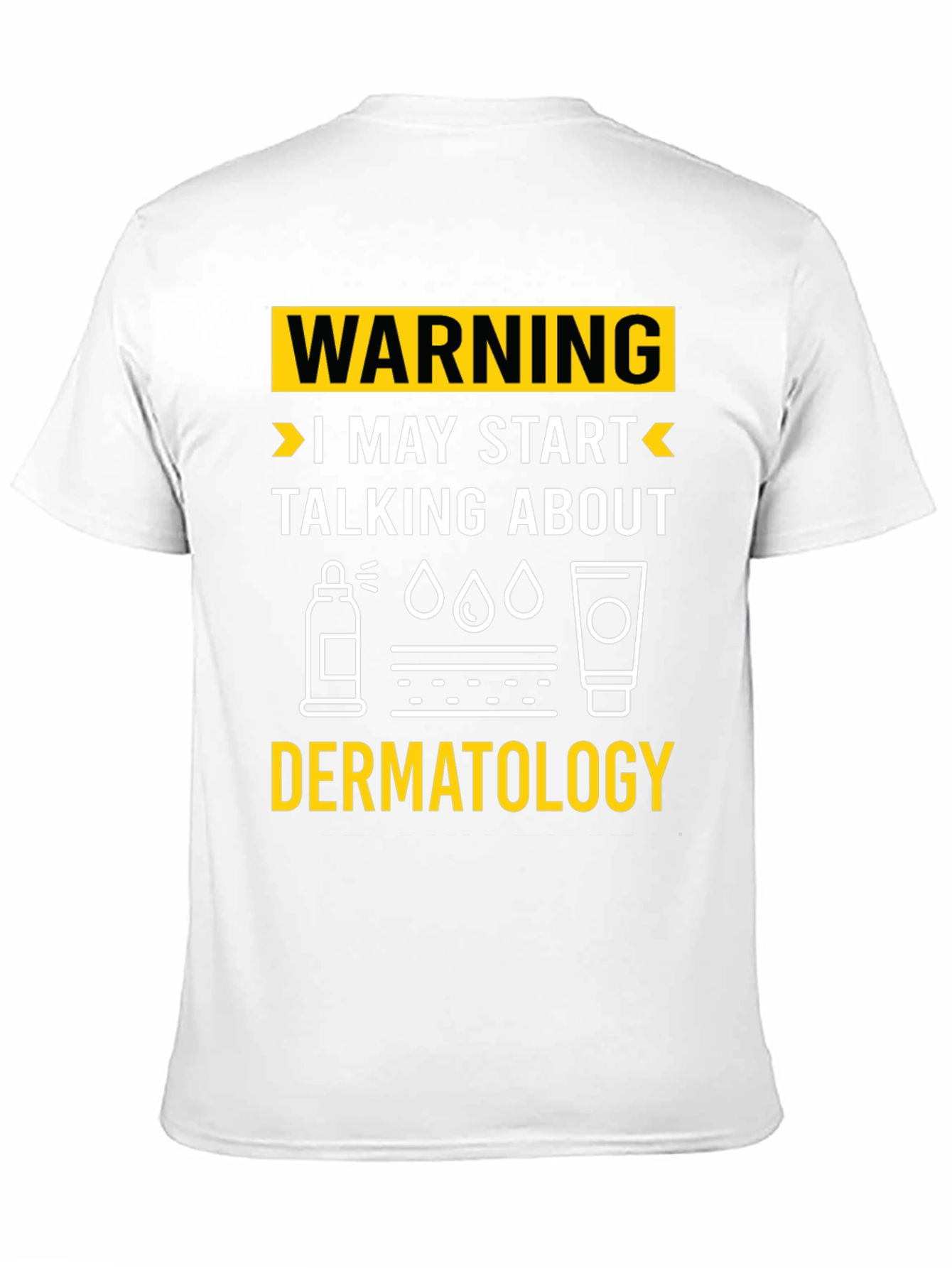 Camiseta Negra con Diseño Dermatología