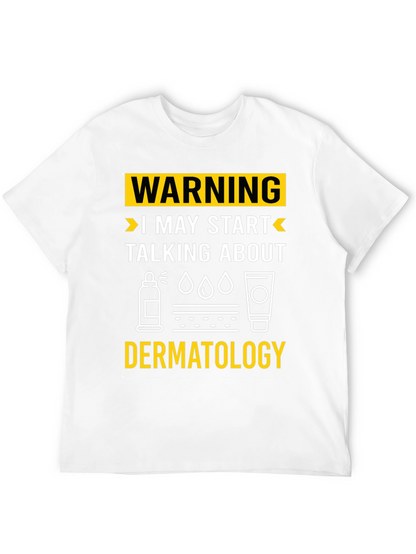 Camiseta Negra con Diseño Dermatología