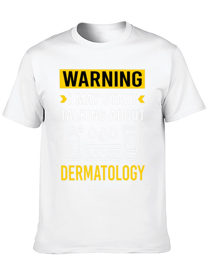 Camiseta Negra con Diseño Dermatología