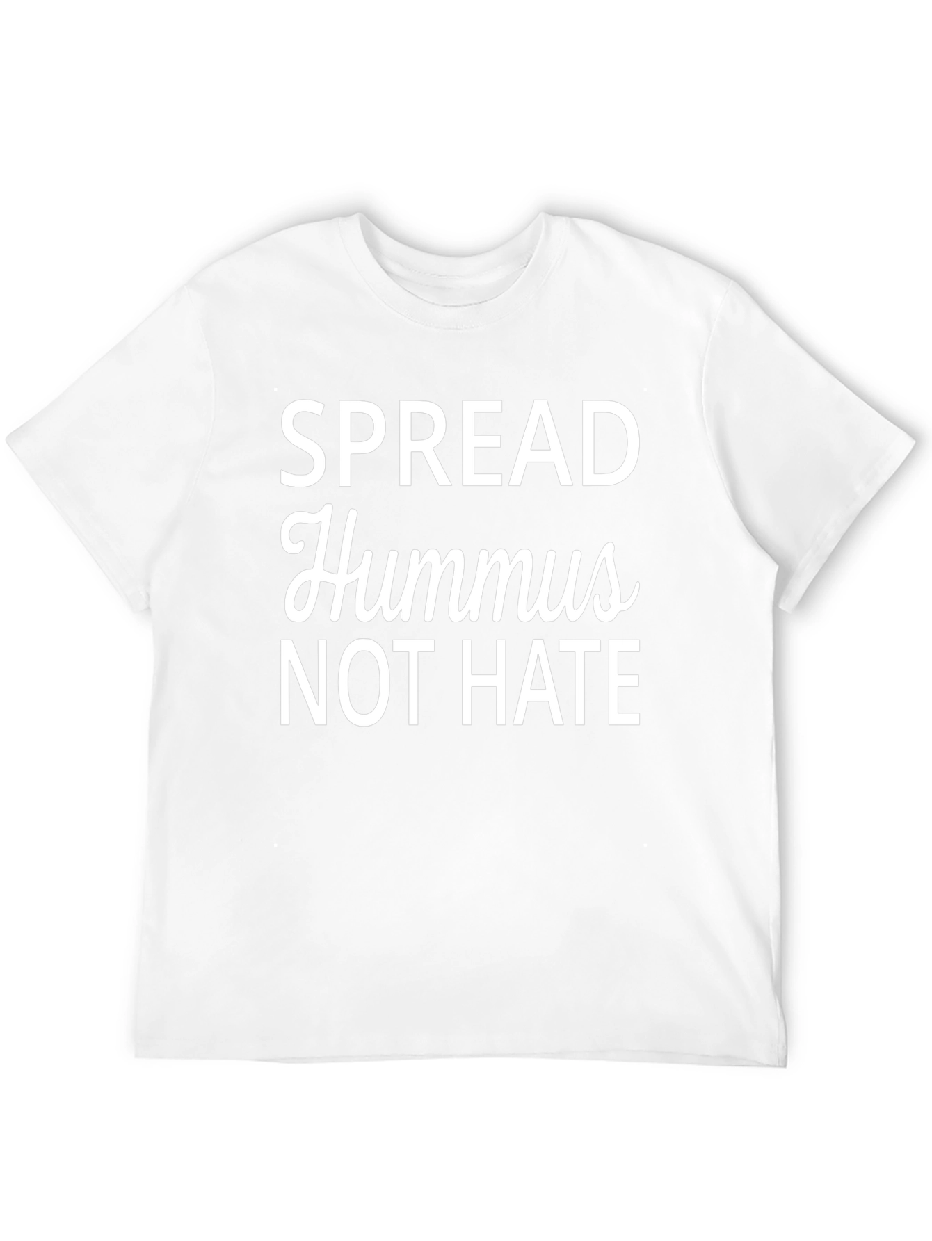 Camiseta Negra: ¡Hummus No Odio! Con Estilo