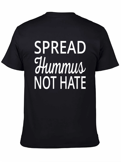 Camiseta Negra: ¡Hummus No Odio! Con Estilo