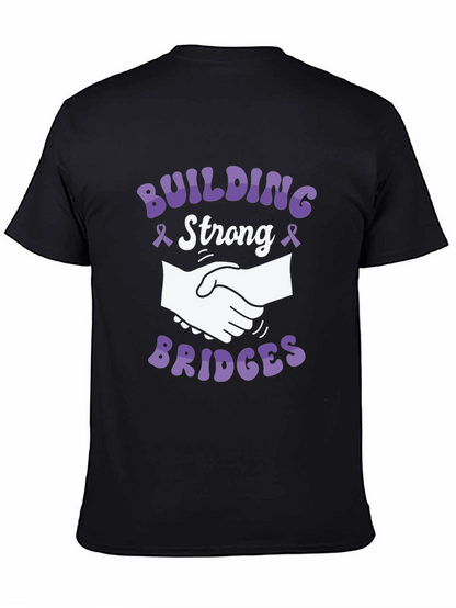 Camiseta Negra Construyendo Puentes - Solidaridad