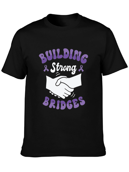 Camiseta Negra Construyendo Puentes - Solidaridad