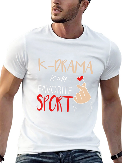 Camiseta Negra K-Drama My Favorite Sport