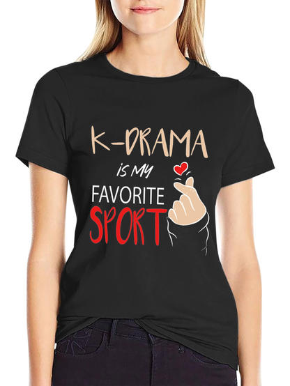Camiseta Negra K-Drama My Favorite Sport