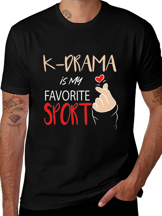 Camiseta Negra K-Drama My Favorite Sport