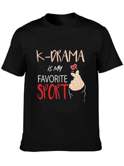 Camiseta Negra K-Drama My Favorite Sport
