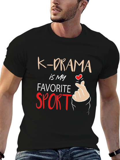 Camiseta Negra K-Drama My Favorite Sport