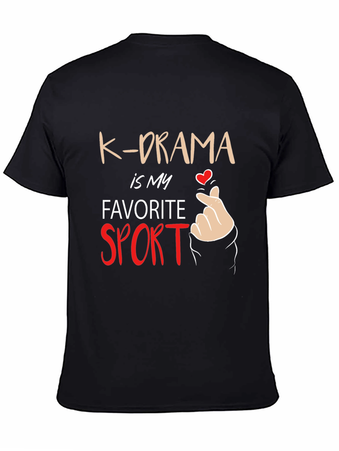 Camiseta Negra K-Drama My Favorite Sport