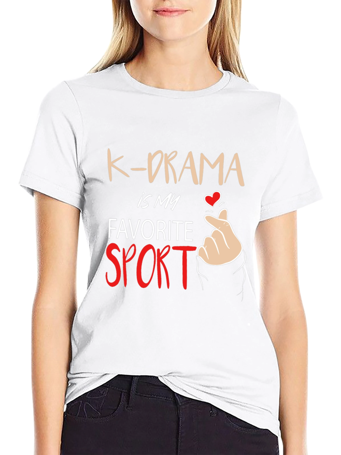 Camiseta Negra K-Drama My Favorite Sport