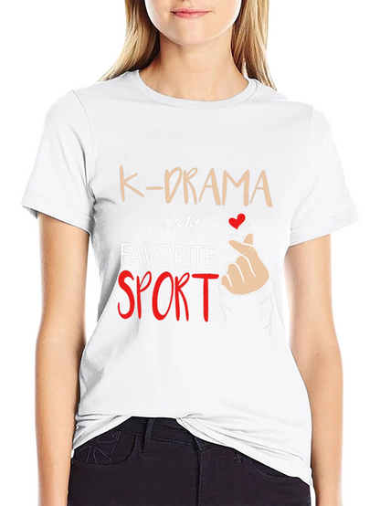 Camiseta Negra K-Drama My Favorite Sport