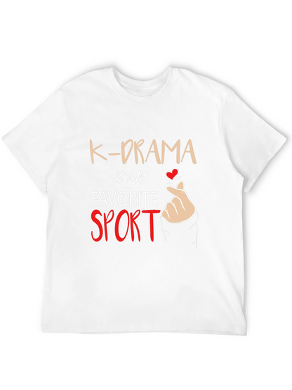 Camiseta Negra K-Drama My Favorite Sport
