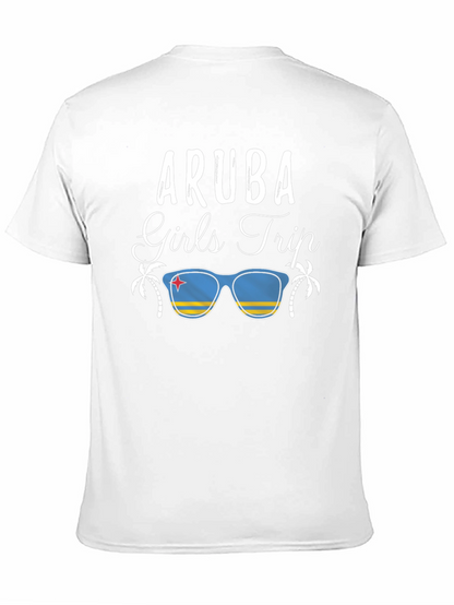 Camiseta Aruba Girls Trip Negra para Hombre