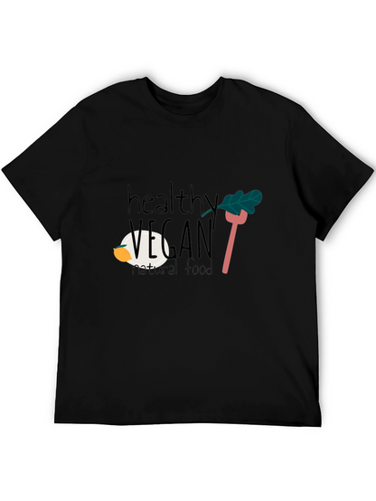 Camiseta Negra Vegana Saludable