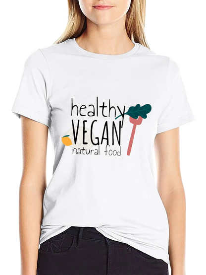 Camiseta Negra Vegana Saludable