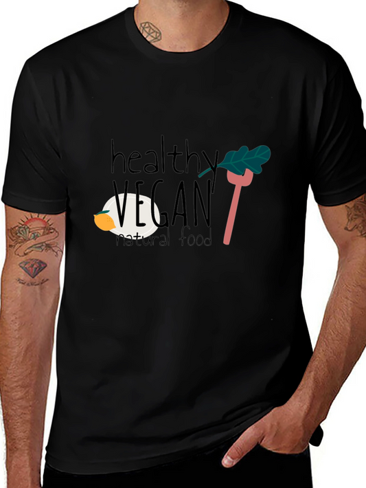 Camiseta Negra Vegana Saludable