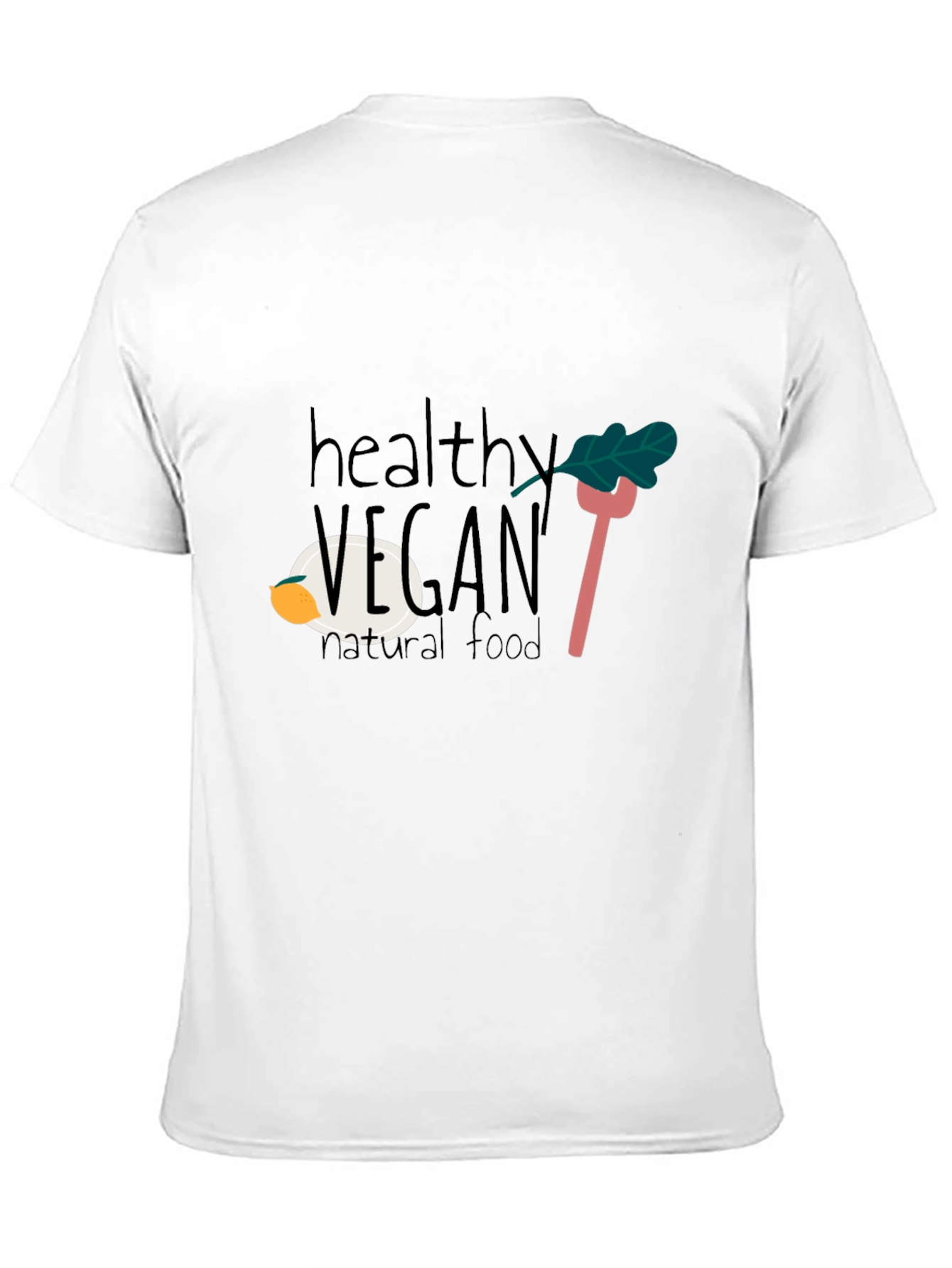 Camiseta Negra Vegana Saludable