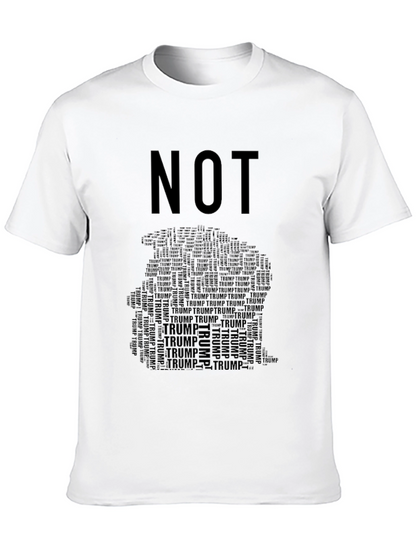 Camiseta Negra NOT TRUMP para Hombre