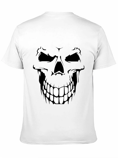 Camiseta Negra con Diseño de Calavera para Hombre