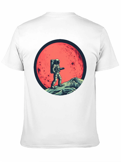 Camiseta Negra Astronauta en Marte