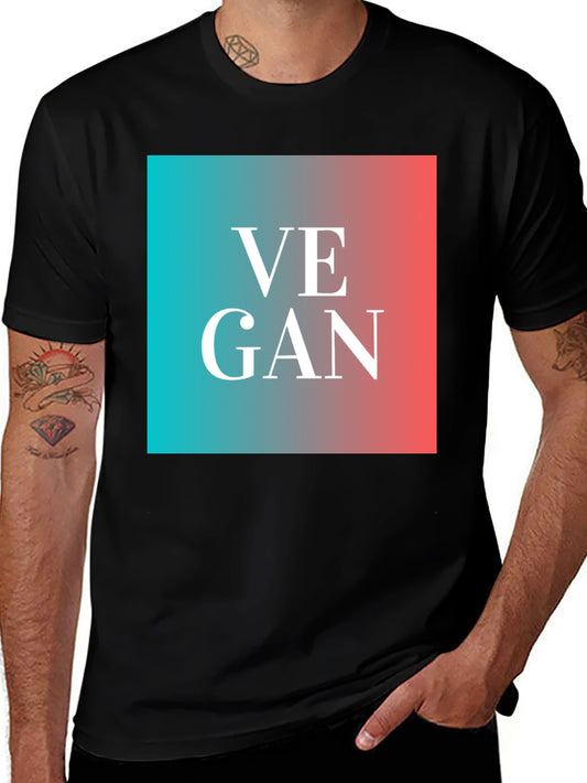 Camiseta Vegana Estampada Diseño Moderno
