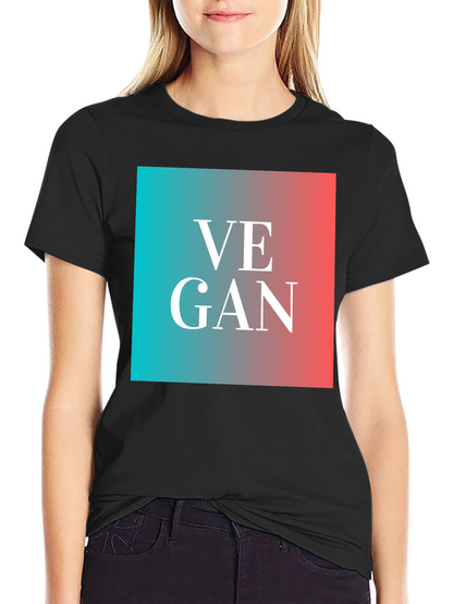 Camiseta Vegana Estampada Diseño Moderno