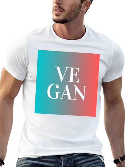 Camiseta Vegana Estampada Diseño Moderno