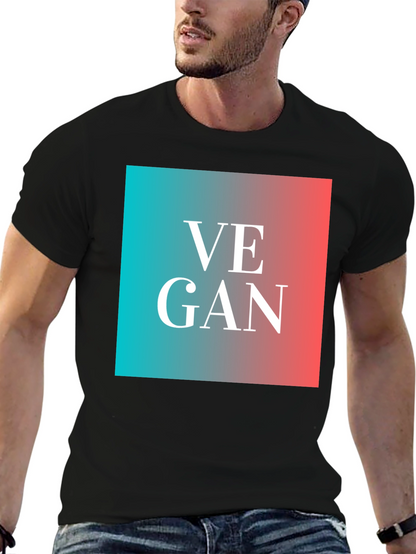 Camiseta Vegana Estampada Diseño Moderno