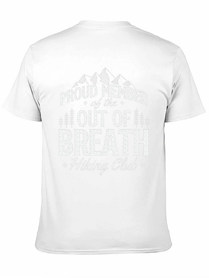 Camiseta Negra Out of Breath Hiking Club