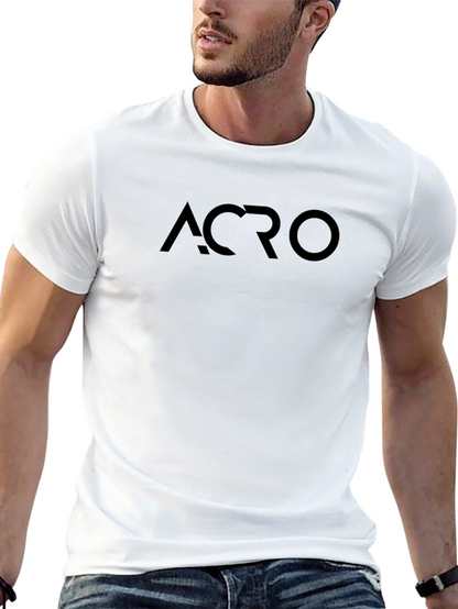 Camiseta ACRO Negra Unisex de Algodón