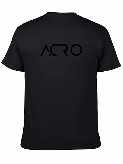 Camiseta ACRO Negra Unisex de Algodón